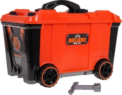 Dětský kufřík a pracovní dílna 2v1 s nářadím, 65 dílů