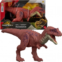 figurka dinosaura jurassic world rebirth aucasaurus 32,5 cm – wild roar od mattel
