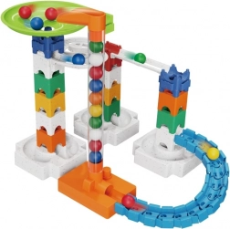 Kuličková dráha 63 dílů z recyklovaného plastu