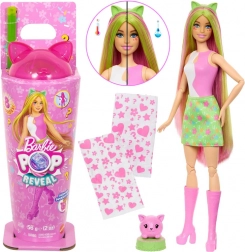 barbie pop reveal shakes panenka s koťátkem a doplňky