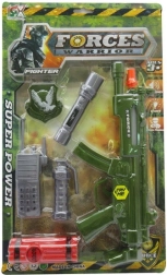 Vojenský set pro děti 30 cm se světelnými a zvukovými efekty