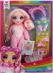 Loutka Rainbow High Junior na Pyžamovou Párty, Bella Růžová