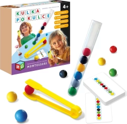 Montessori vzdělávací hra Kulka po kulce