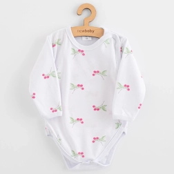 Kojenecké body na celé rozepínání New Baby Classic II malinové