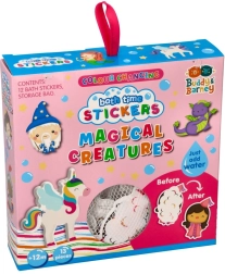 Měnící se koupelnové samolepky Mystické bytosti s úložnou síťkou