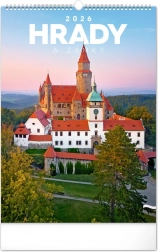 Nástěnný kalendář Hrady a zámky 2026