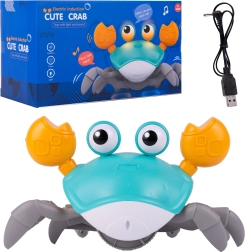Interaktivní lezoucí krab na akumulátor