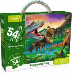 Maxi puzzle s dinosaury, 54 dílků
