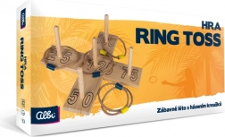 Hra Ring Toss – dřevěná házecí sada s kroužky