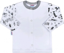 kojenecký bavlněný kabátek new baby music 62 (3–6 m)