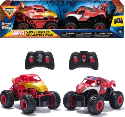 Monster Jam RC sada 2 aut Marvel Super Hero Challenge 1:24