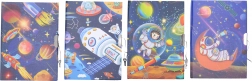 Památník s motivem Vesmír se zámkem 13x18 cm