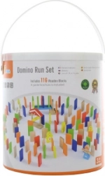 Viga dřevěné domino farma – 116 dílků