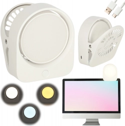 Bezdrátová klipsová noční lampička na čtení – bílá