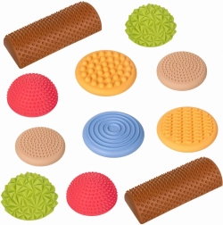 Pastelová senzorická balanční stezka – 11 prvků