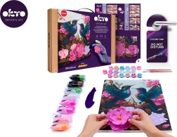 Okto malování podle čísel a 3D modelování – Hummingbirds in Love 30 × 40 cm