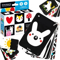 CzuCzu Kontrasty na šňůrce – knížka pro miminka 0m+