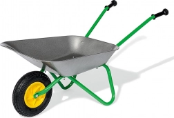 Dětské kovové kolečko Rolly Toys šedé