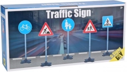 Sada dětských dopravních značek 81 cm – 5 ks