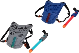 Vodní pumpovací pistole s vestou 33 cm, sada pro venkovní zábavu