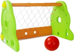 Dětská fotbalová branka zeleno-oranžová