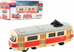 Tramvaj Tatra T3 česká kovová retro model