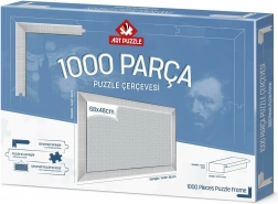 Rám na puzzle 68x48 cm bílý