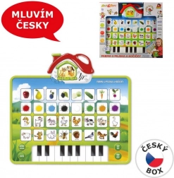 Interaktivní dotyková podložka Farma u pejska a kočičky – vzdělávací hračka