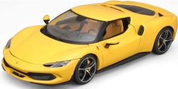 Kovový model auta Ferrari 296 GTB Žlutý od Bburago