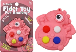 Růžový dinosaurus Pop It antistresová hračka