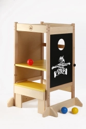 Učicí věž víceúčelová z masivního dřeva