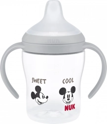 Učící kojenecká láhev NUK Perfect Match DISNEY Minnie, šedá, 150 ml