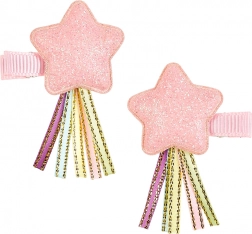 Sponky do vlasů s růžovou hvězdou pro děti