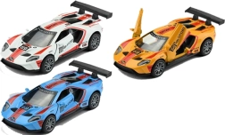 Kovové závodní auto se zpětným natažením