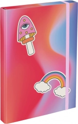 BAAGL desky na školní sešity A4 – duha, červené