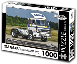 Puzzle RETRO-AUTA: LIAZ 110.471 tahač návěsů (1984–1997), 1000 dílků