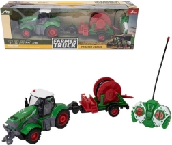 Traktor na dálkové ovládání s hadicí na zalévání