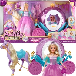 Woopie panenka princezna Lily s magickým velkým kočárem a doplňky