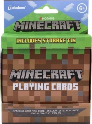 Hrací karty MINECRAFT v plechové krabičce
