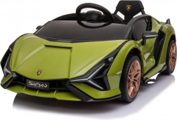 Elektrické autíčko pro děti Lamborghini Sian s dálkovým ovládáním – Zelená