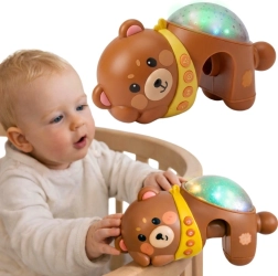 Woopie Baby medvídkový noční projektor s melodiemi do postýlky