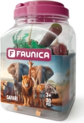 Sada figurek a doplňků s motivem Safari, 30 ks