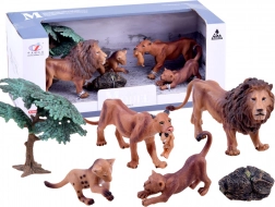 Sada figurek safari – rodina tygrů – Lvi