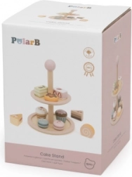 Dřevěný patrový stojánek s dortíky