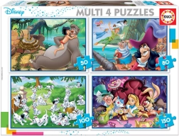 Educa Puzzle Disney Pohádky 4v1
