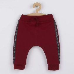 Kojenecké tepláčky Nicol Races bordó