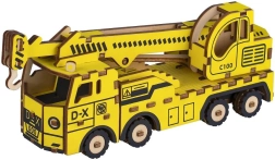 Woodcraft dřevěné 3D puzzle Jeřábový vůz