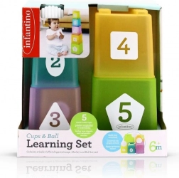 Infantino stohovací kelímky s míčkem