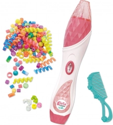 Velký set pro navlékání korálků do vlasů