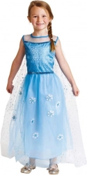 Dětský kostým princezna modré šaty (3–4 roky)